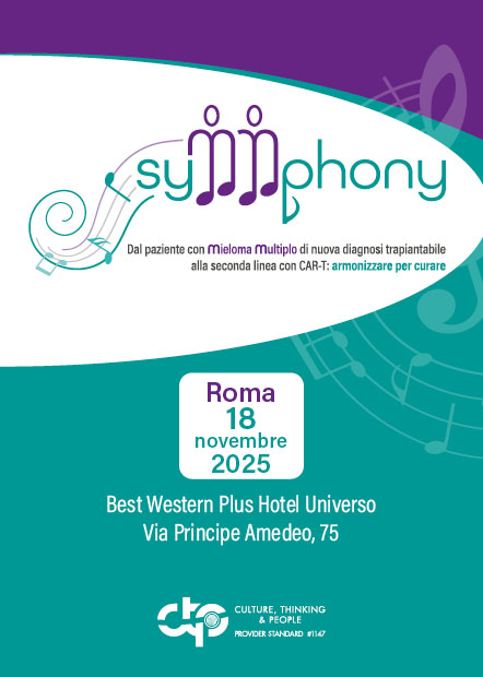 syMMphony - Dal paziente con Mieloma Multiplo di nuova diagnosi trapiantabile alla seconda linea con CAR-T: armonizzare per curare  - Roma, 18 Novembre 2025