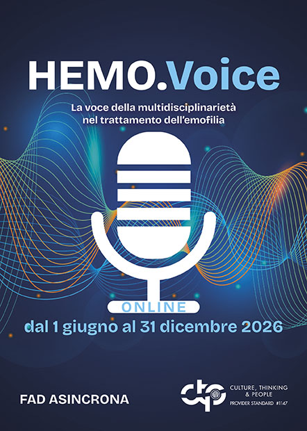 HEMO.Voice - La voce della multidisciplinarietà nel trattamento dell'emofilia - Milano, 01 Giugno 2026