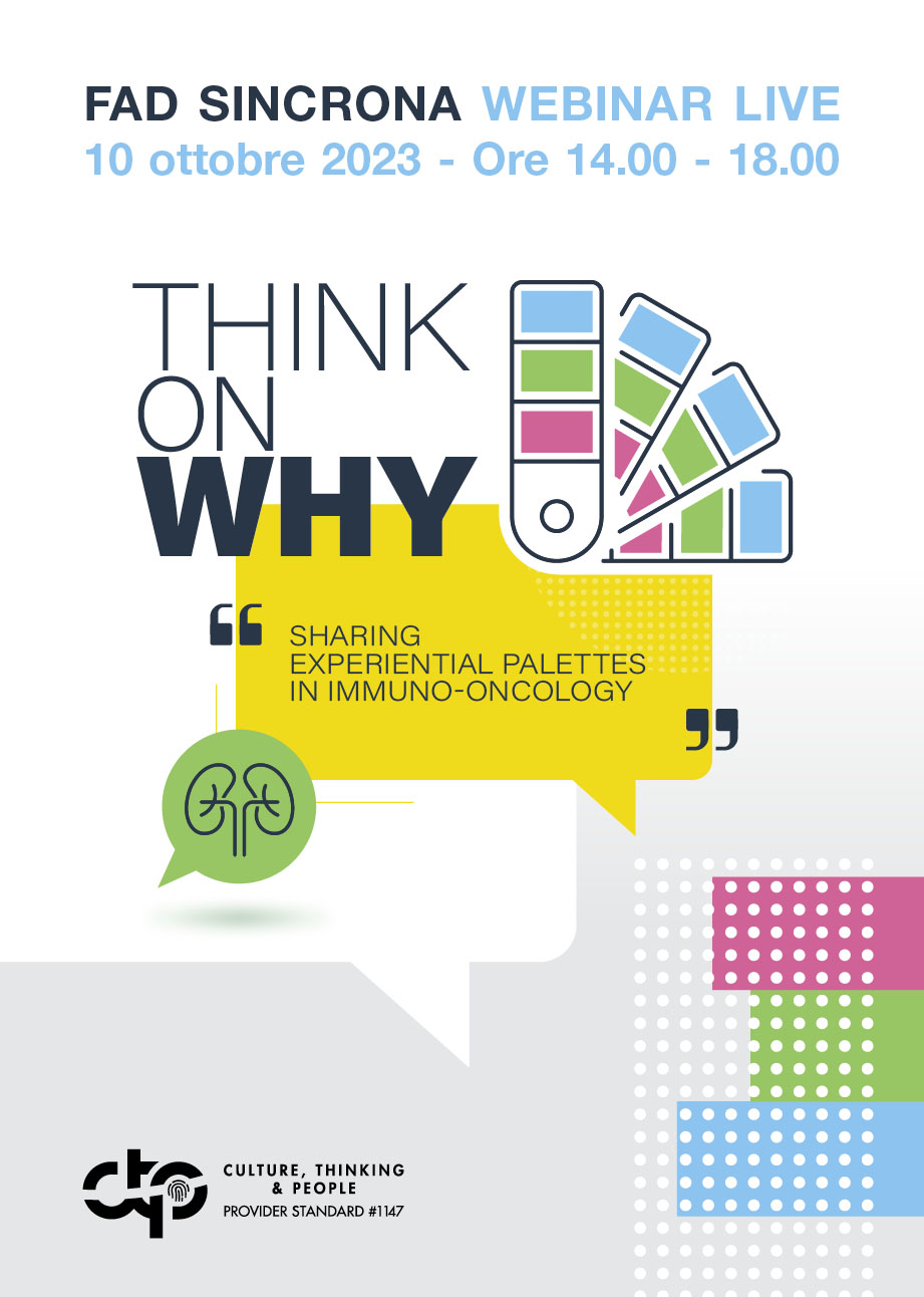 Think on Why - Sharing experiential palettes in immuno-oncology - Pavia, 10 Ottobre 2023
