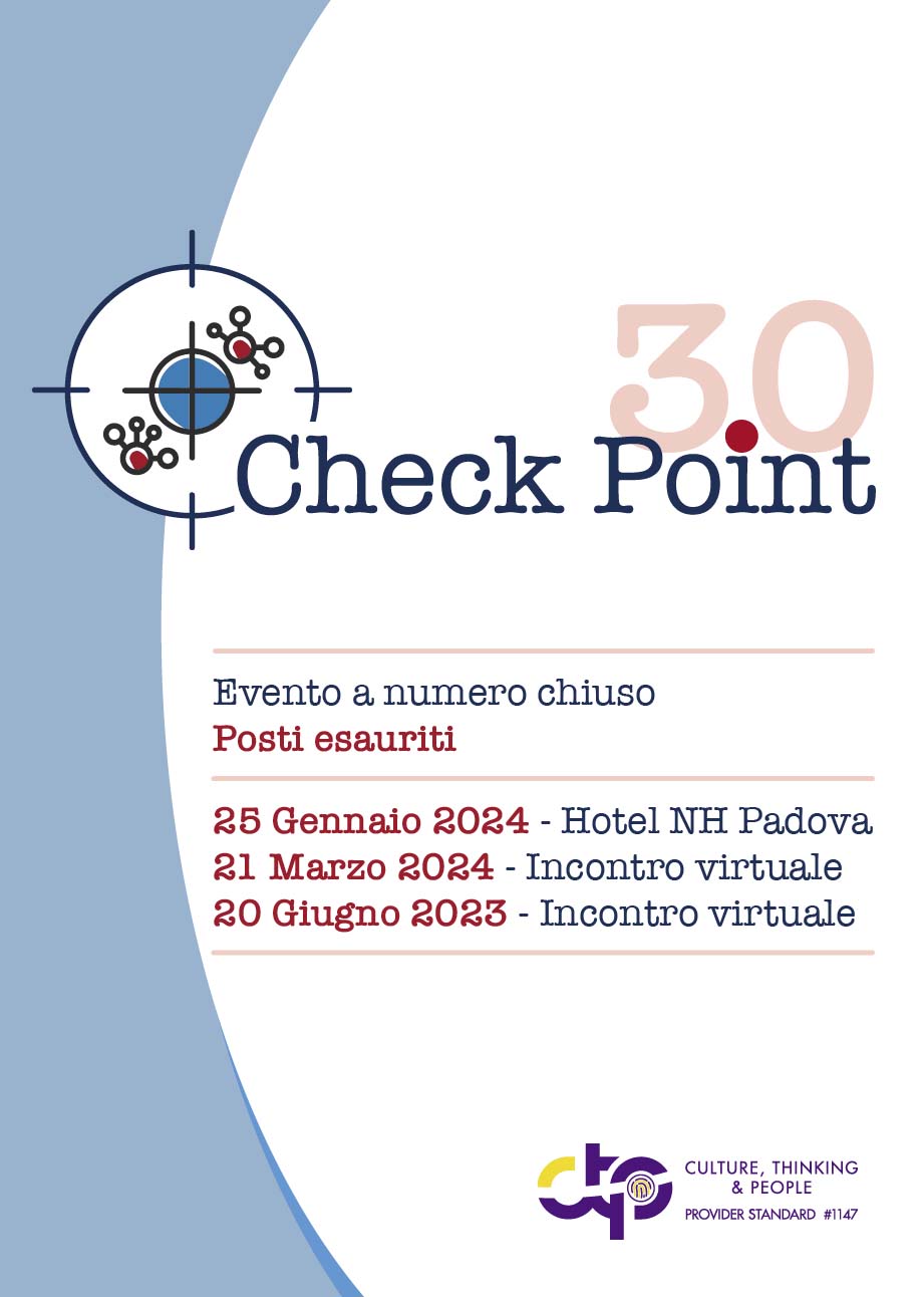 CHECK POINT 3.0 - Padova, 25 Gennaio 2024