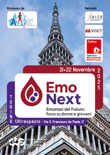 EMONEXT - Emostasi del futuro : focus su donne e giovani - Torino, 21 Novembre 2025